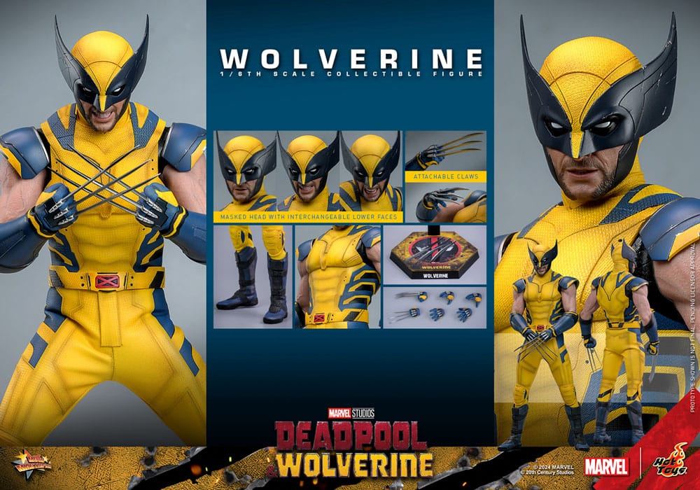 Deadpool & Wolverine Movie Masterpiece Action Figure 1/6 Wolverine 31cm - Action Figures - Hot Toys - Hobby Figures UK