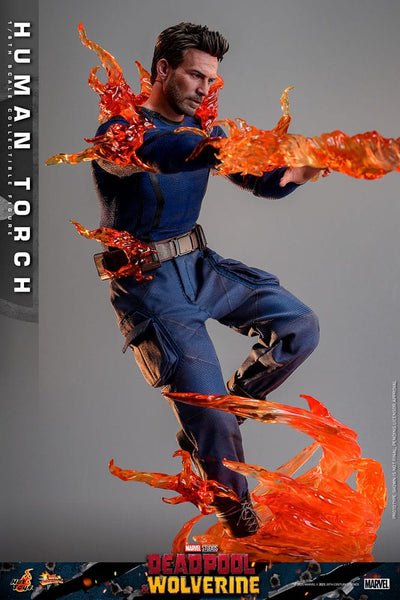 Deadpool & Wolverine Movie Masterpiece Action Figure 1/6 Human Torch 31cm