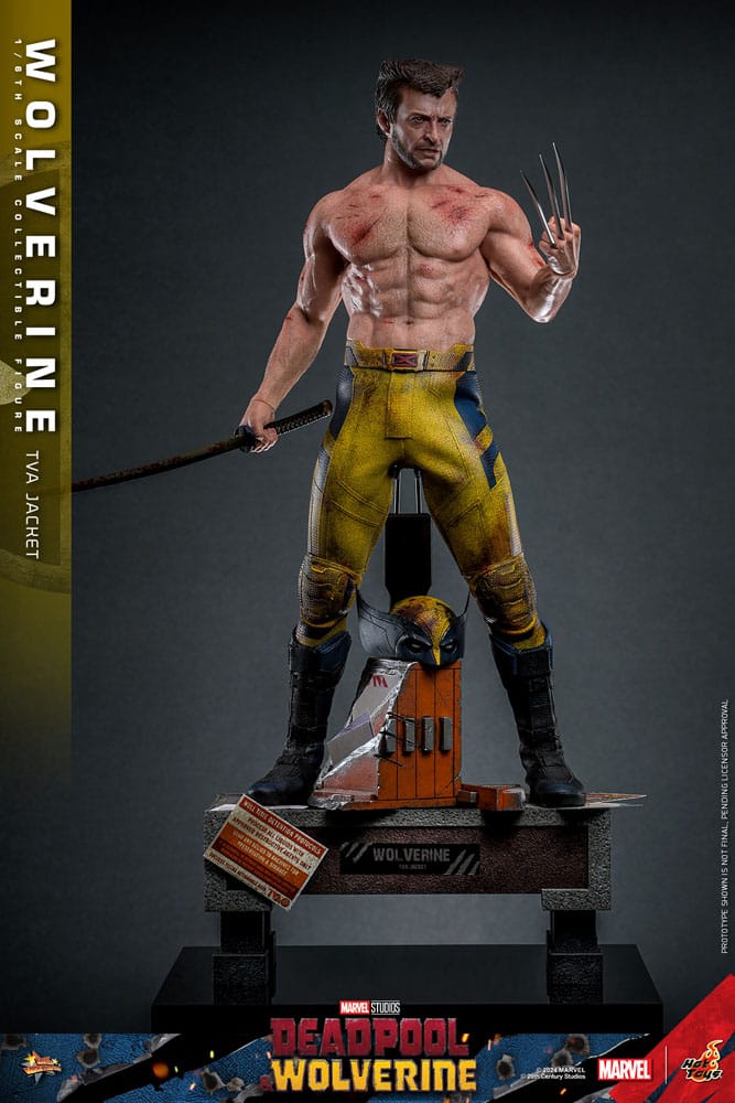 Deadpool & Wolverine Movie Masterpiece Action Figure 1/6 Wolverine (TVA Jacket Version) 31cm - Action Figures - Hot Toys - Hobby Figures UK