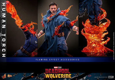 Deadpool & Wolverine Movie Masterpiece Action Figure 1/6 Human Torch 31cm