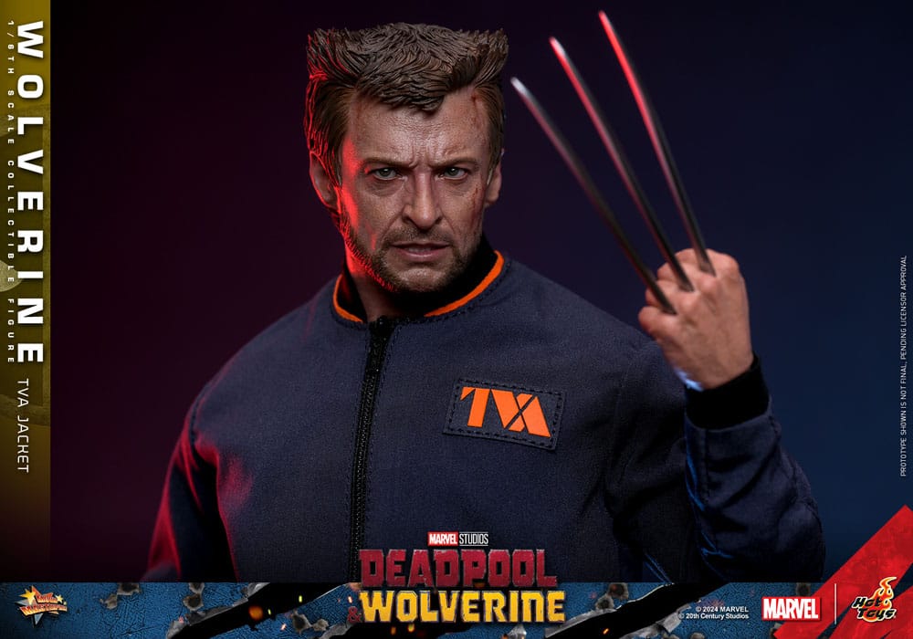 Deadpool & Wolverine Movie Masterpiece Action Figure 1/6 Wolverine (TVA Jacket Version) 31cm - Action Figures - Hot Toys - Hobby Figures UK
