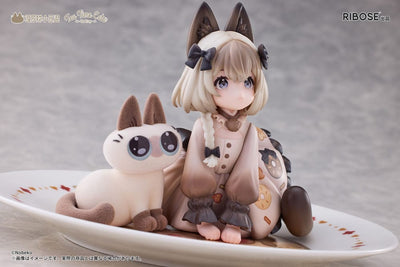 Decorated Life Collection PVC Statue Tea Time Cats x Siamese Cat Azuki-san Friendship Collaboration Exclusive Set 18cm - Scale Statue - Ribose - Hobby Figures UK