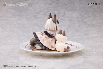 Decorated Life Collection PVC Statue Tea Time Cats x Siamese Cat Azuki-san Friendship Collaboration Exclusive Set 18cm - Scale Statue - Ribose - Hobby Figures UK