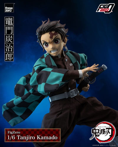 Demon Slayer: Kimetsu no Yaiba FigZero Action Figure 1/6 Tanjiro Kamado 27cm - Action Figures - ThreeZero - Hobby Figures UK