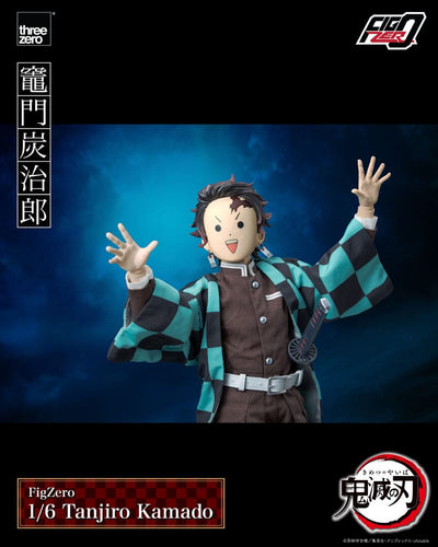 Demon Slayer: Kimetsu no Yaiba FigZero Action Figure 1/6 Tanjiro Kamado 27cm - Action Figures - ThreeZero - Hobby Figures UK