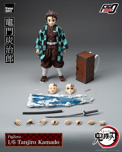 Demon Slayer: Kimetsu no Yaiba FigZero Action Figure 1/6 Tanjiro Kamado 27cm - Action Figures - ThreeZero - Hobby Figures UK