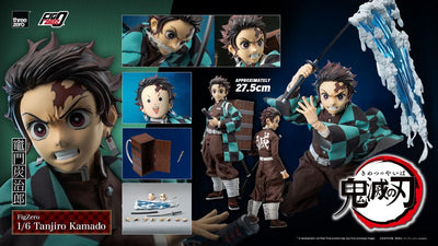 Demon Slayer: Kimetsu no Yaiba FigZero Action Figure 1/6 Tanjiro Kamado 27cm - Action Figures - ThreeZero - Hobby Figures UK
