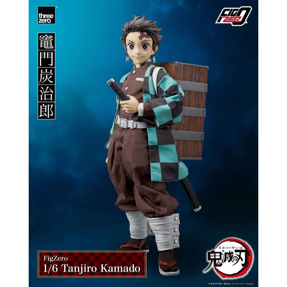 Demon Slayer: Kimetsu no Yaiba FigZero Action Figure 1/6 Tanjiro Kamado 27cm - Action Figures - ThreeZero - Hobby Figures UK