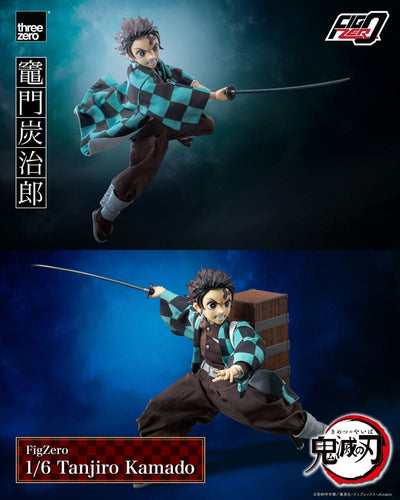Demon Slayer: Kimetsu no Yaiba FigZero Action Figure 1/6 Tanjiro Kamado 27cm - Action Figures - ThreeZero - Hobby Figures UK