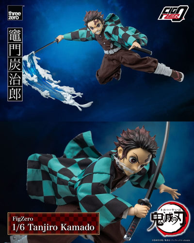 Demon Slayer: Kimetsu no Yaiba FigZero Action Figure 1/6 Tanjiro Kamado 27cm - Action Figures - ThreeZero - Hobby Figures UK