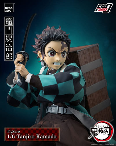 Demon Slayer: Kimetsu no Yaiba FigZero Action Figure 1/6 Tanjiro Kamado 27cm - Action Figures - ThreeZero - Hobby Figures UK