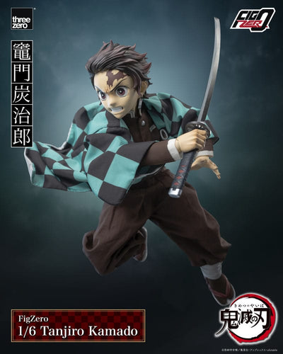 Demon Slayer: Kimetsu no Yaiba FigZero Action Figure 1/6 Tanjiro Kamado 27cm - Action Figures - ThreeZero - Hobby Figures UK