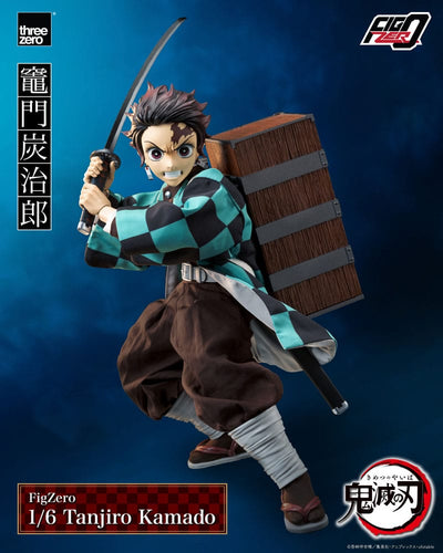 Demon Slayer: Kimetsu no Yaiba FigZero Action Figure 1/6 Tanjiro Kamado 27cm - Action Figures - ThreeZero - Hobby Figures UK