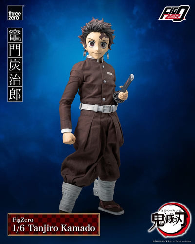 Demon Slayer: Kimetsu no Yaiba FigZero Action Figure 1/6 Tanjiro Kamado 27cm - Action Figures - ThreeZero - Hobby Figures UK