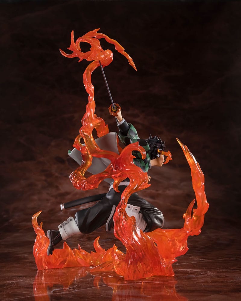 Demon Slayer: Kimetsu no Yaiba FiguartsZERO PVC Statue Kamado Tanjiro (Kyojuro Rengoku's Sword Guard Ver.) 19cm - Action Figures - Bandai Tamashii Nations - Hobby Figures UK