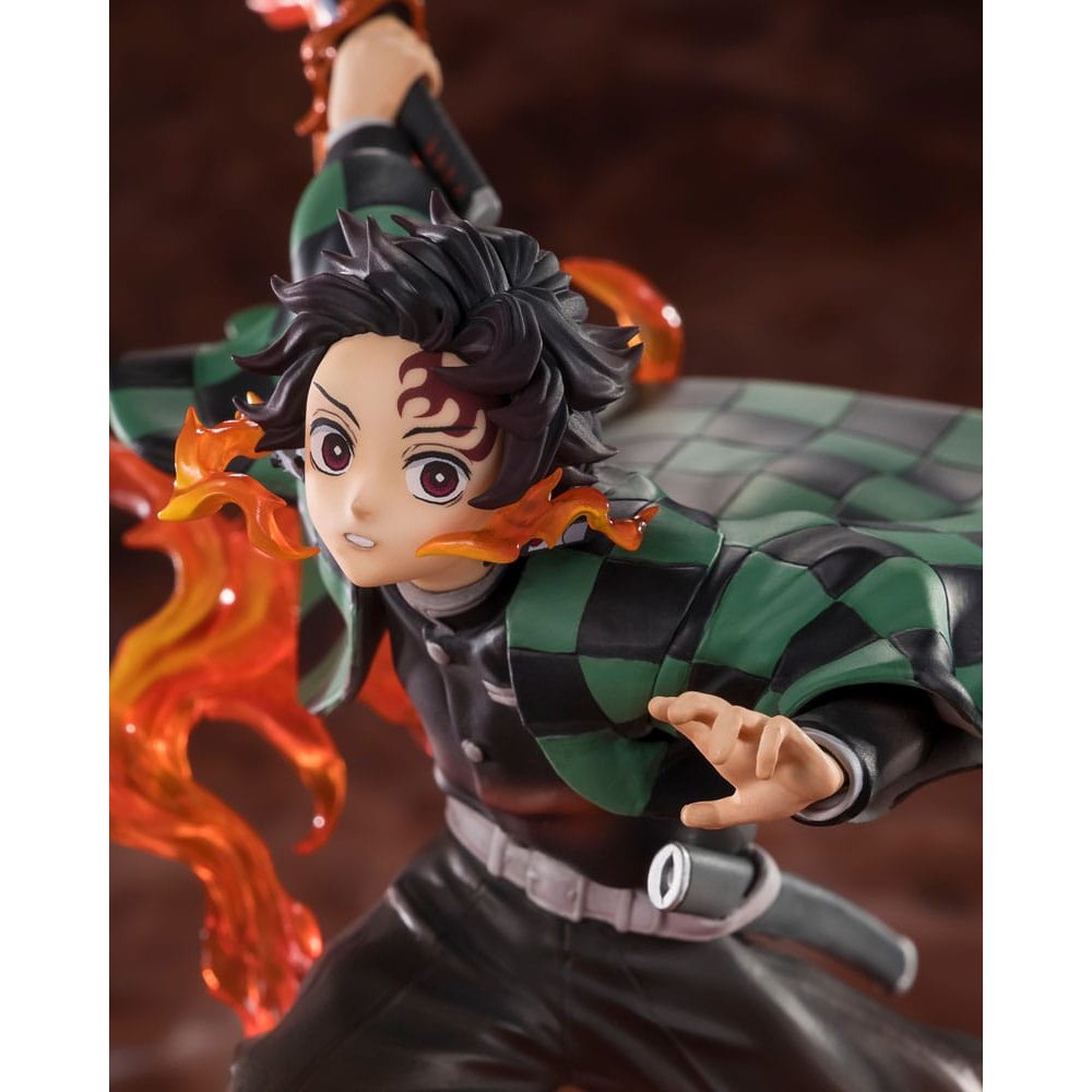 Demon Slayer: Kimetsu no Yaiba FiguartsZERO PVC Statue Kamado Tanjiro (Kyojuro Rengoku's Sword Guard Ver.) 19cm - Action Figures - Bandai Tamashii Nations - Hobby Figures UK