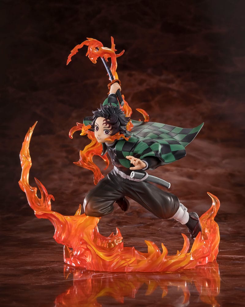 Demon Slayer: Kimetsu no Yaiba FiguartsZERO PVC Statue Kamado Tanjiro (Kyojuro Rengoku's Sword Guard Ver.) 19cm - Action Figures - Bandai Tamashii Nations - Hobby Figures UK