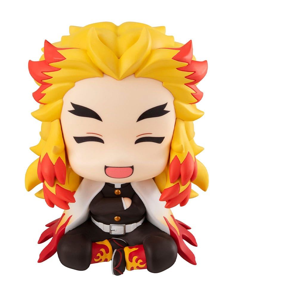 Demon Slayer: Kimetsu no Yaiba Look Up PVC Statue Rengoku Kyoujurou Smile Ver. 11cm (with gift) - Scale Statue - Megahouse - Hobby Figures UK