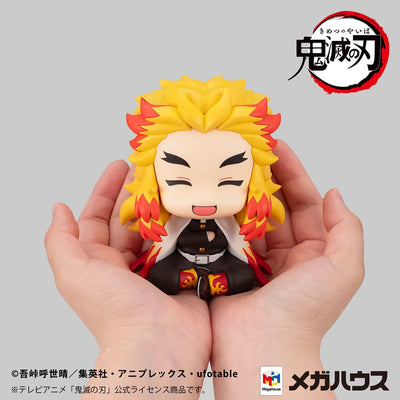 Demon Slayer: Kimetsu no Yaiba Look Up PVC Statue Rengoku Kyoujurou Smile Ver. 11cm (with gift) - Scale Statue - Megahouse - Hobby Figures UK