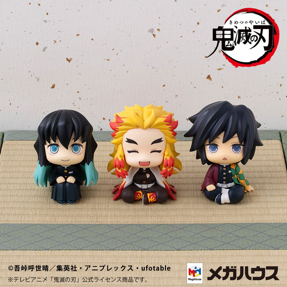 Demon Slayer: Kimetsu no Yaiba Look Up PVC Statue Rengoku Kyoujurou Smile Ver. 11cm (with gift) - Scale Statue - Megahouse - Hobby Figures UK