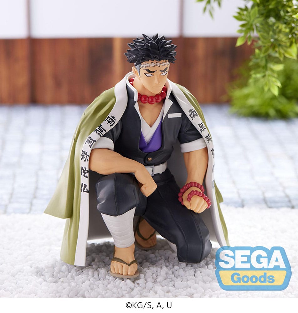 Demon Slayer: Kimetsu no Yaiba PM Perching PVC Statue Gyomei Himejima Hashira Meeting (re-run) 15cm - Scale Statue - Sega - Hobby Figures UK