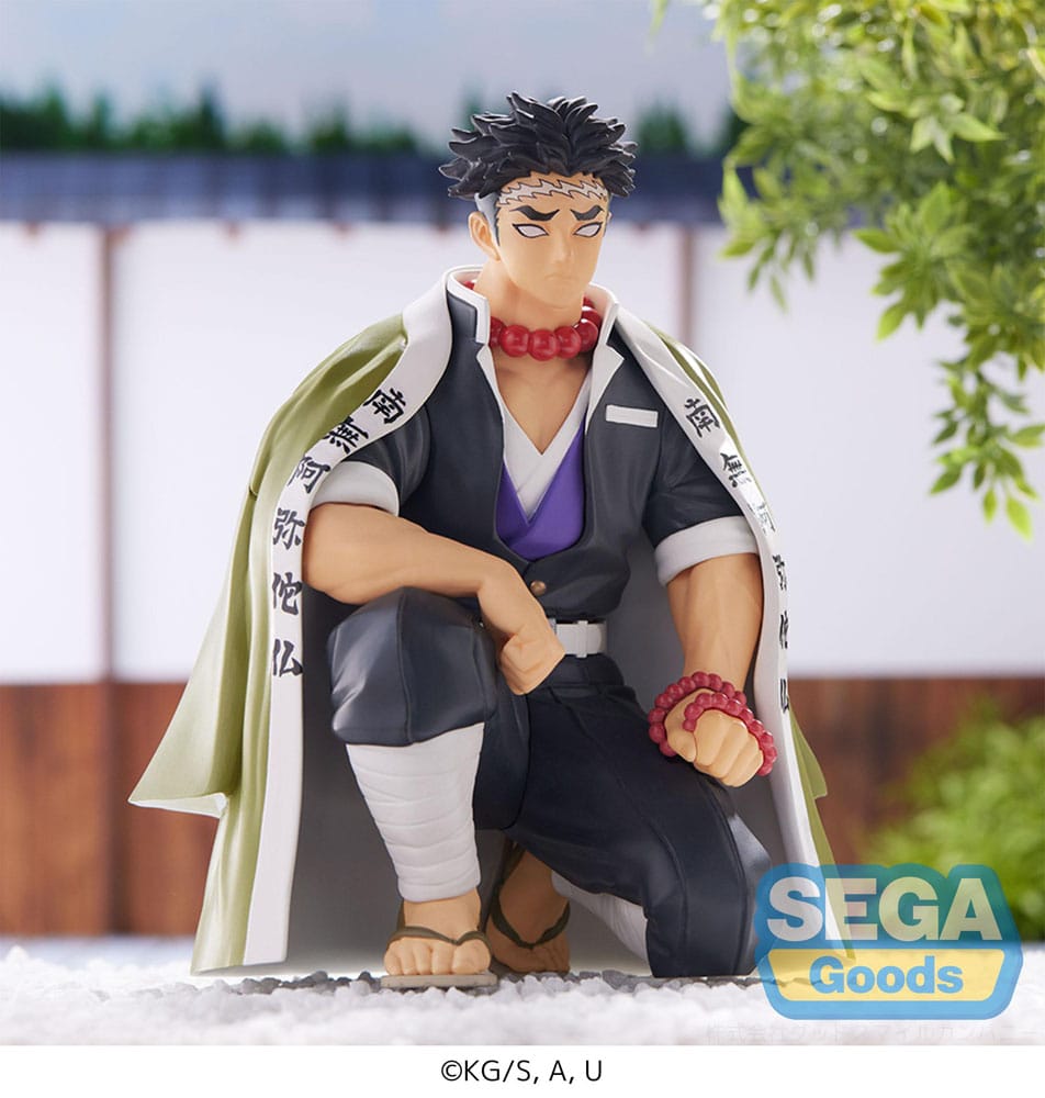 Demon Slayer: Kimetsu no Yaiba PM Perching PVC Statue Gyomei Himejima Hashira Meeting (re-run) 15cm - Scale Statue - Sega - Hobby Figures UK