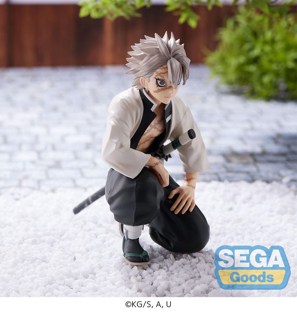 Demon Slayer: Kimetsu no Yaiba PM Perching PVC Statue Sanemi Shinazugawa (Hashira Meeting) 11cm(re-run) - Scale Statue - Sega - Hobby Figures UK