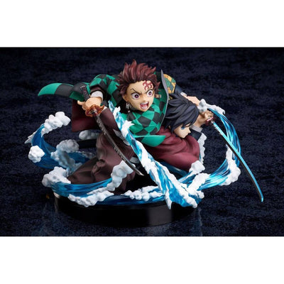 Demon Slayer: Kimetsu no Yaiba PVC Statue Tanjiro & Giyuu 13cm - Scale Statue - Aniplex - Hobby Figures UK