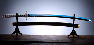 Demon Slayer: Kimetsu no Yaiba Proplica Replica 1/1 Nichirin Sword (Giyu Tomioka) 95cm - Scale Statue - Bandai Tamashii Nations - Hobby Figures UK