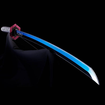 Demon Slayer: Kimetsu no Yaiba Proplica Replica 1/1 Nichirin Sword (Giyu Tomioka) 95cm - Scale Statue - Bandai Tamashii Nations - Hobby Figures UK