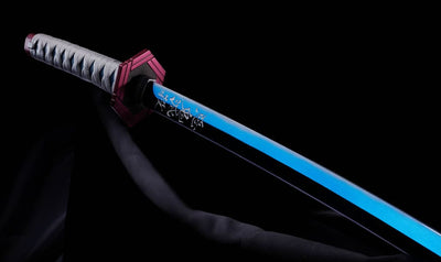 Demon Slayer: Kimetsu no Yaiba Proplica Replica 1/1 Nichirin Sword (Giyu Tomioka) 95cm - Scale Statue - Bandai Tamashii Nations - Hobby Figures UK