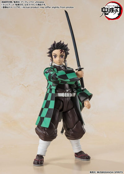 Demon Slayer: Kimetsu no Yaiba S.H. Figuarts Action Figure Tanjiro Kamado 14cm - Action Figures - Bandai Tamashii Nations - Hobby Figures UK