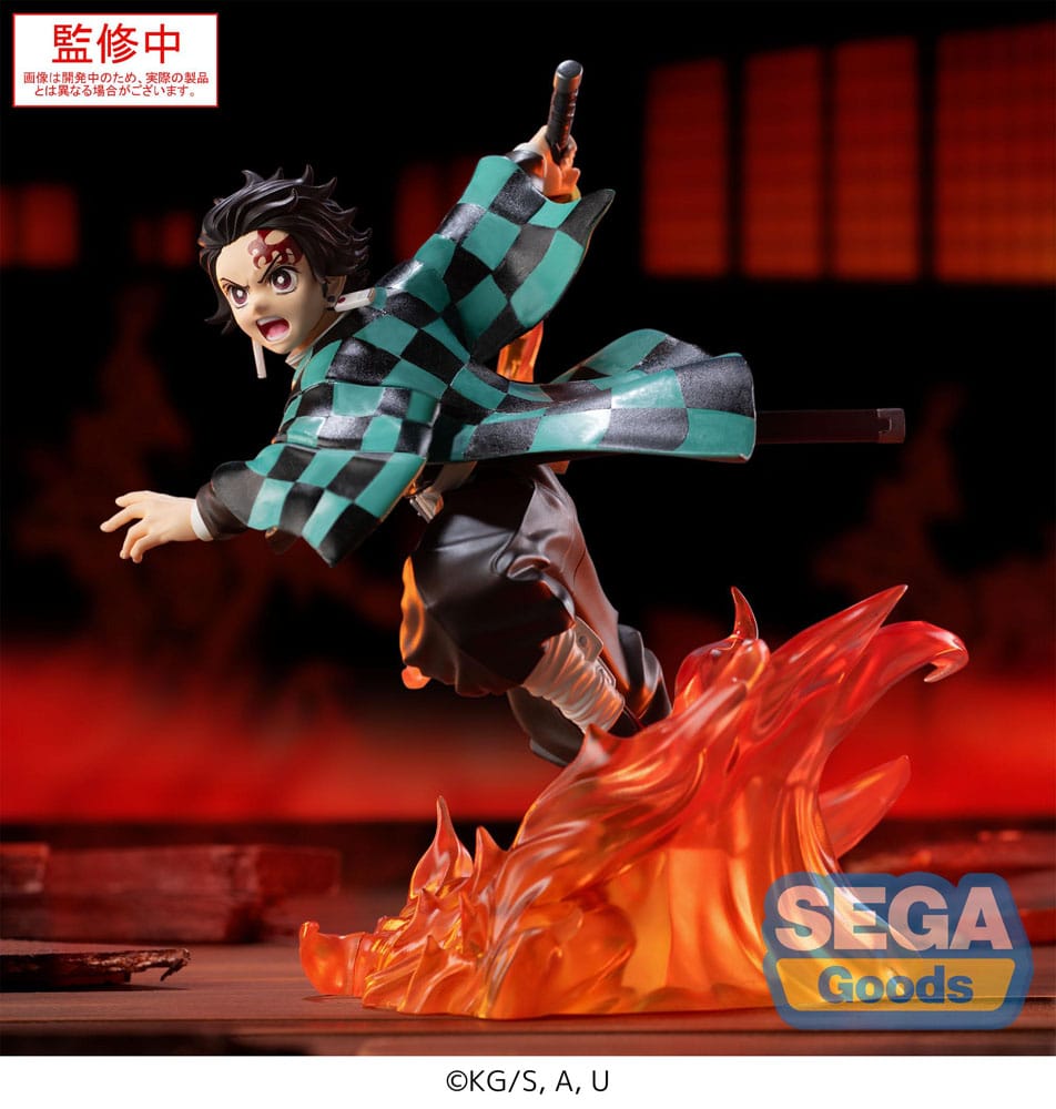 Demon Slayer: Kimetsu no Yaiba Xross Link Anime PVC Statue Tanjiro Kamado 15cm - Scale Statue - Sega - Hobby Figures UK