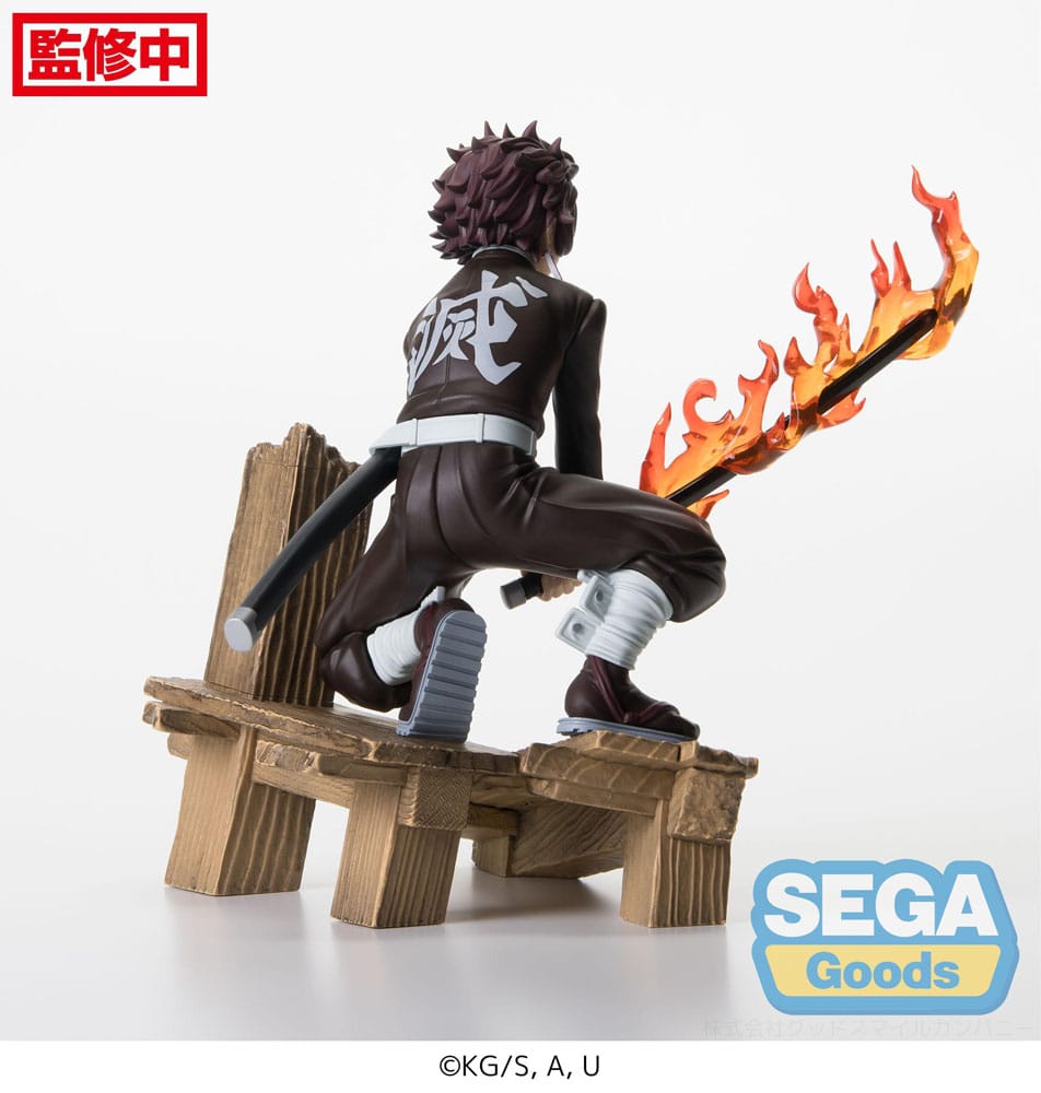 Demon Slayer: Kimetsu no Yaiba Xross Link Anime PVC Statue Tanjiro Kamado -Swordsmith Village Arc- 12cm - Scale Statue - Sega - Hobby Figures UK