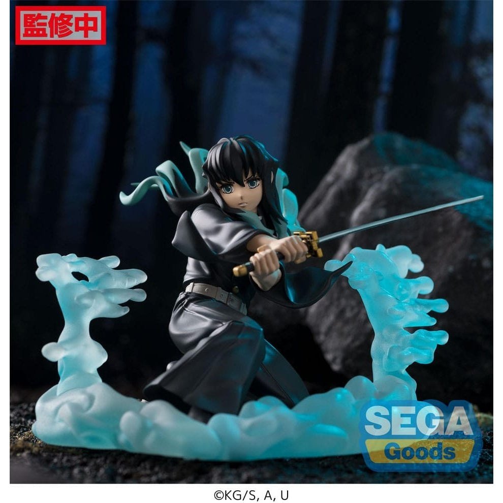 Demon Slayer: Kimetsu no Yaiba Xross Link Anime PVC Statue Muichiro Tokito Hashira Training Arc 11cm - Scale Statue - Sega - Hobby Figures UK