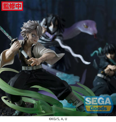 Demon Slayer: Kimetsu no Yaiba Xross Link Anime PVC Statue Sanemi Shinazugawa Hashira Training Arc 12cm - Scale Statue - Sega - Hobby Figures UK