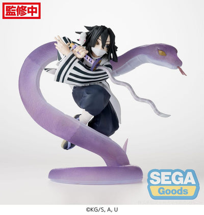 Demon Slayer: Kimetsu no Yaiba Xross Link Anime PVC Statue Obanai Iguro Hashira Training Arc 14cm - Scale Statue - Sega - Hobby Figures UK