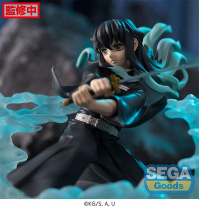 Demon Slayer: Kimetsu no Yaiba Xross Link Anime PVC Statue Muichiro Tokito Hashira Training Arc 11cm - Scale Statue - Sega - Hobby Figures UK