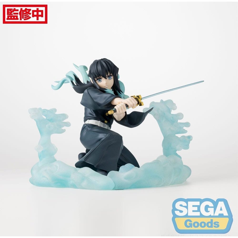 Demon Slayer: Kimetsu no Yaiba Xross Link Anime PVC Statue Muichiro Tokito Hashira Training Arc 11cm - Scale Statue - Sega - Hobby Figures UK