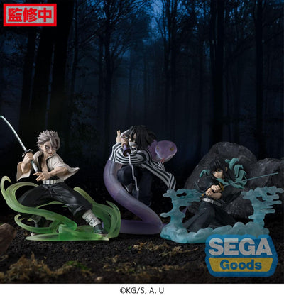 Demon Slayer: Kimetsu no Yaiba Xross Link Anime PVC Statue Obanai Iguro Hashira Training Arc 14cm - Scale Statue - Sega - Hobby Figures UK