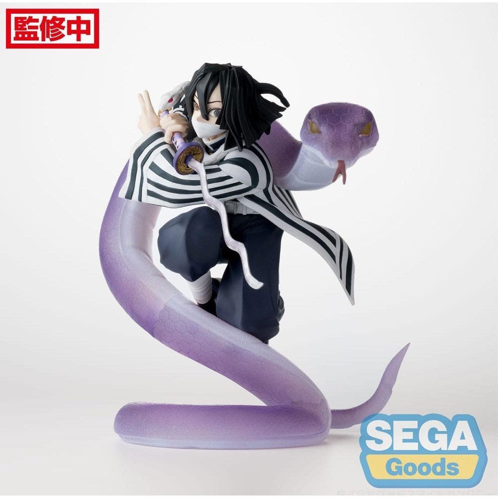 Demon Slayer: Kimetsu no Yaiba Xross Link Anime PVC Statue Obanai Iguro Hashira Training Arc 14cm - Scale Statue - Sega - Hobby Figures UK