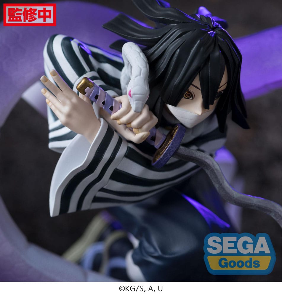 Demon Slayer: Kimetsu no Yaiba Xross Link Anime PVC Statue Obanai Iguro Hashira Training Arc 14cm - Scale Statue - Sega - Hobby Figures UK