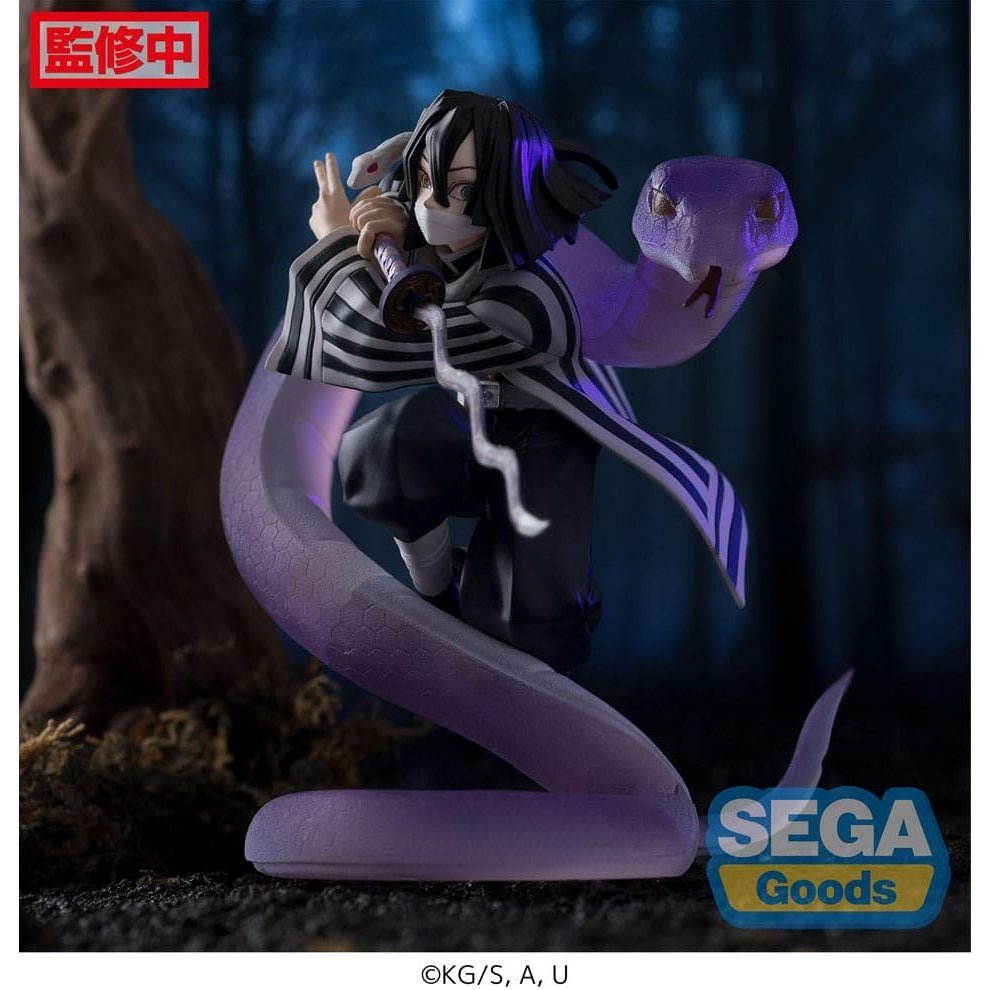 Demon Slayer: Kimetsu no Yaiba Xross Link Anime PVC Statue Obanai Iguro Hashira Training Arc 14cm - Scale Statue - Sega - Hobby Figures UK