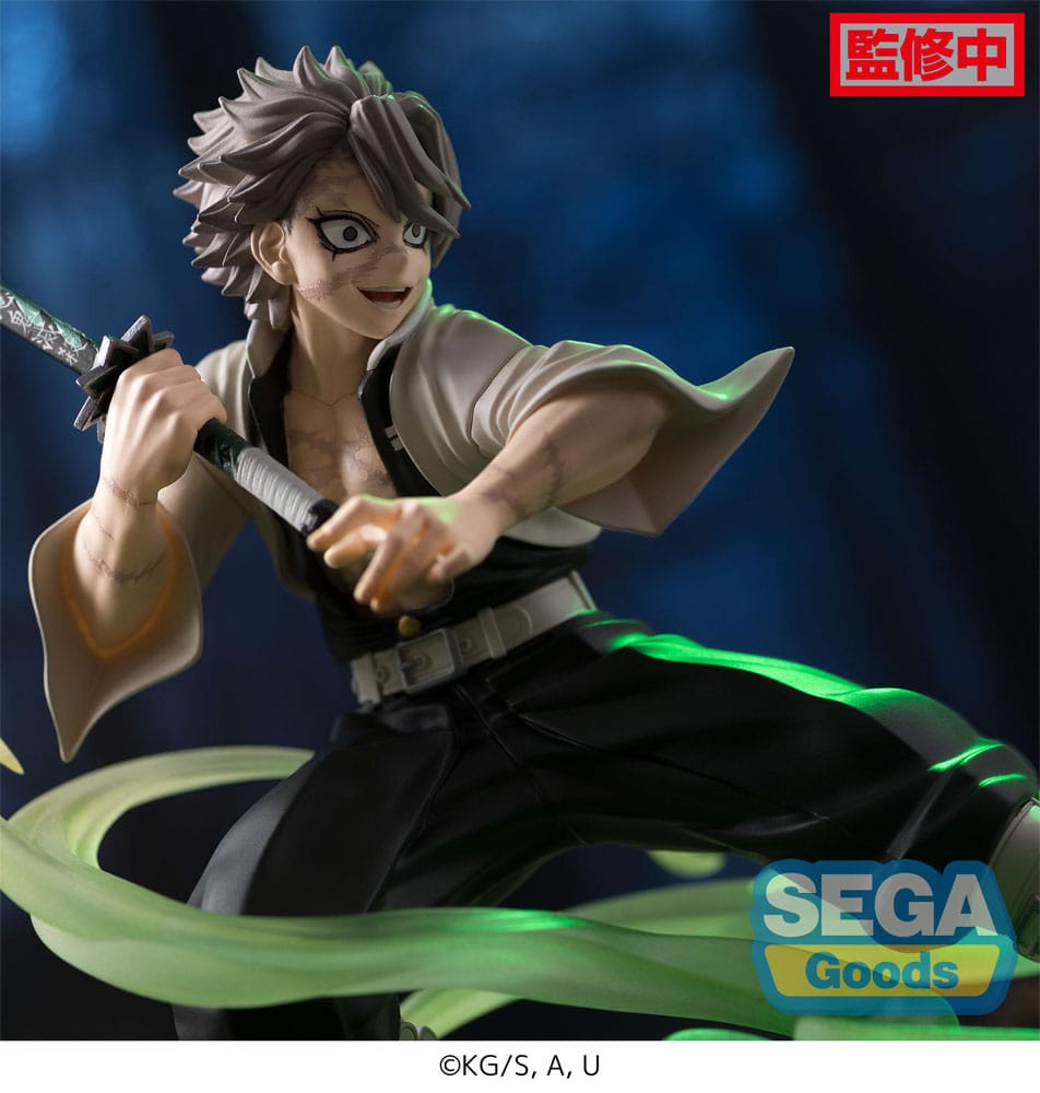 Demon Slayer: Kimetsu no Yaiba Xross Link Anime PVC Statue Sanemi Shinazugawa Hashira Training Arc 12cm - Scale Statue - Sega - Hobby Figures UK