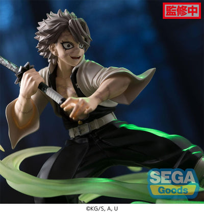 Demon Slayer: Kimetsu no Yaiba Xross Link Anime PVC Statue Sanemi Shinazugawa Hashira Training Arc 12cm - Scale Statue - Sega - Hobby Figures UK
