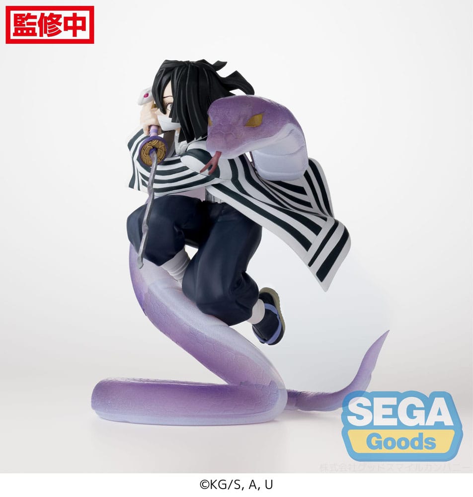 Demon Slayer: Kimetsu no Yaiba Xross Link Anime PVC Statue Obanai Iguro Hashira Training Arc 14cm - Scale Statue - Sega - Hobby Figures UK