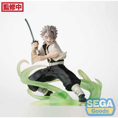 Demon Slayer: Kimetsu no Yaiba Xross Link Anime PVC Statue Sanemi Shinazugawa Hashira Training Arc 12cm - Scale Statue - Sega - Hobby Figures UK