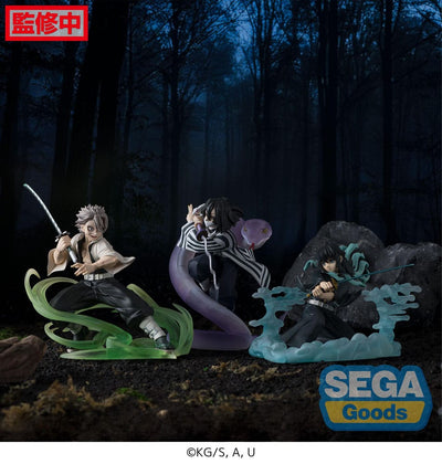 Demon Slayer: Kimetsu no Yaiba Xross Link Anime PVC Statue Sanemi Shinazugawa Hashira Training Arc 12cm - Scale Statue - Sega - Hobby Figures UK