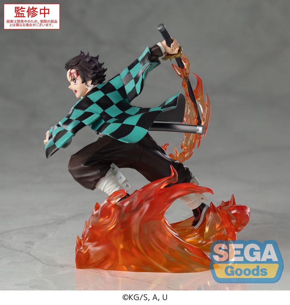 Demon Slayer: Kimetsu no Yaiba Xross Link Anime PVC Statue Tanjiro Kamado 15cm - Scale Statue - Sega - Hobby Figures UK