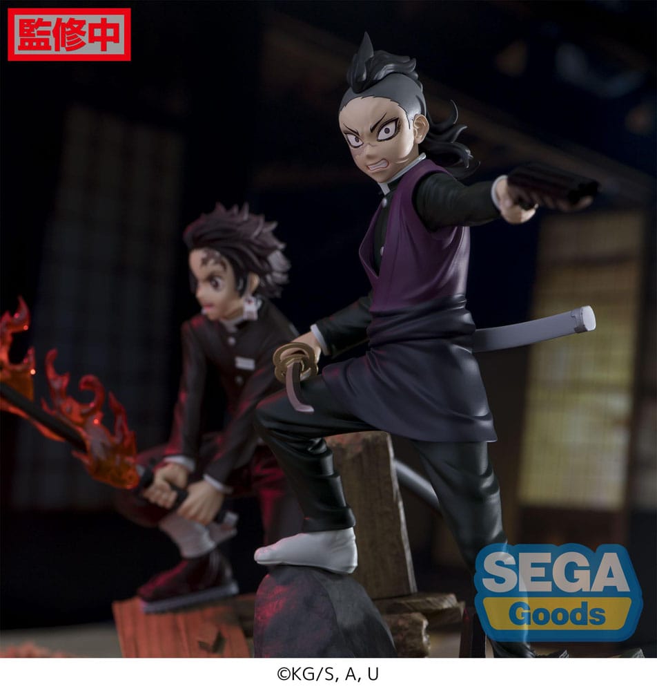 Demon Slayer: Kimetsu no Yaiba Xross Link Anime PVC Statue Genya Shinazugawa -Swordsmith Village Arc- 15cm - Scale Statue - Sega - Hobby Figures UK